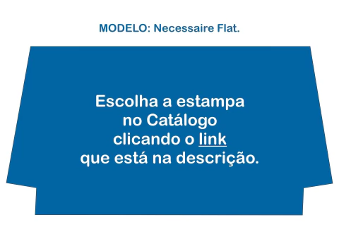 Recorte Sublimado Necessaire Flat - comprar online