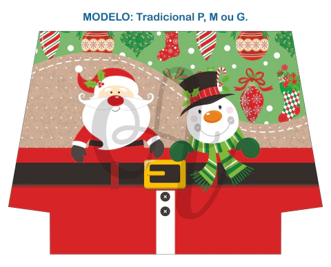 Recorte Sublimado P, M ou G - Natal 67 - comprar online