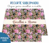 Recorte Sublimado - Oncinha Floral 12