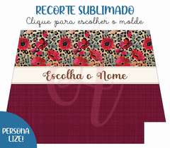 Recorte Sublimado - Oncinha Floral 15