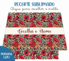 Recorte Sublimado - Oncinha Floral 16