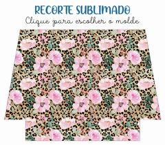 Recorte Sublimado - Oncinha Floral 18
