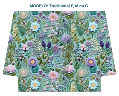 Recorte Sublimado P, M ou G - Bordado 3D 93 - comprar online