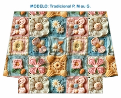 Recorte Sublimado P, M ou G - Crochê 3D 25 - comprar online