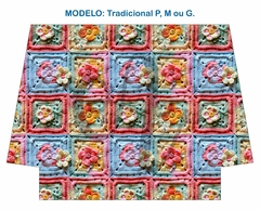 Recorte Sublimado P, M ou G - Crochê 3D 26 - comprar online