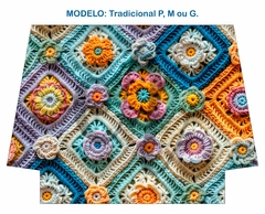 Recorte Sublimado P, M ou G - Crochê 3D 31 - comprar online