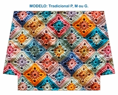 Recorte Sublimado P, M ou G - Crochê 3D 40 - comprar online