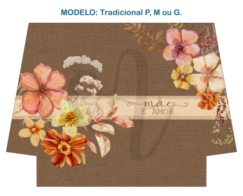 Recorte Sublimado P, M ou G - Dia das Mães 83 - comprar online