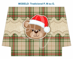Recorte Sublimado P, M ou G - Natal 01