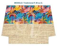 Recorte Sublimado P, M ou G - Verão Palha 17