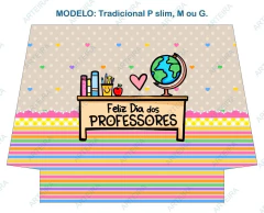 Recorte Sublimado P slim, M ou G - Prof Colorido 05
