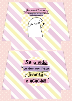 Recorte Sublimado - Flork Personal Rosa