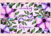 Recorte - Necessaire Porta Biquíni Floral Lilás