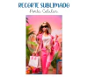 Recorte Sublimado Porta Celular - Boneca Pink 03