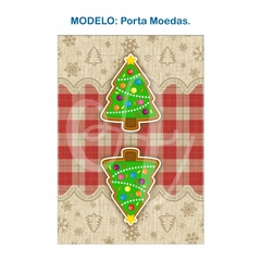 Recorte Sublimado Porta Moedas - Natal 03