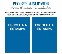 Recorte Sublimado Porta Moedas