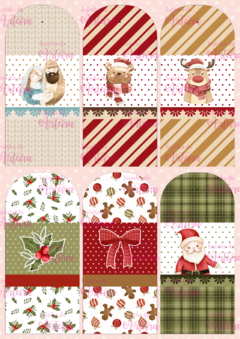 Recorte - Porta Post-it Natal