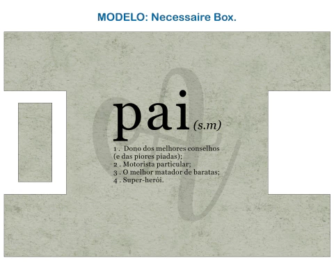 Recorte Sublimado Box - Dia dos Pais 23 - comprar online