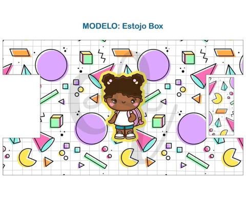 Recorte Sublimado Estojo Box - 03 - comprar online