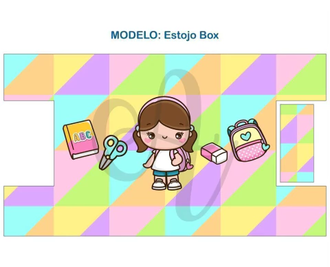 Recorte Sublimado Estojo Box - 11 - comprar online