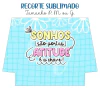Recorte Sublimado P, M ou G - Frases Fofas 32