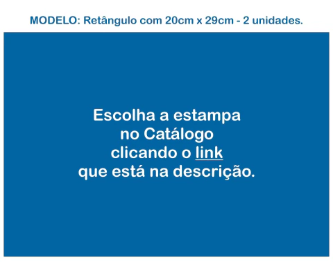 Recorte Sublimado Retângulo 20cm x 29cm - comprar online