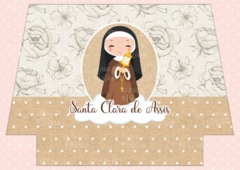 Recorte Sublimado - Santa Clara de Assis Tradicional na internet