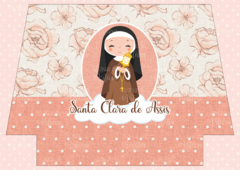 Imagem do Recorte Sublimado - Santa Clara de Assis Tradicional