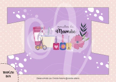 Recorte Trapézio Box - Esmaltes Lilás 01