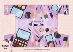 Recorte Trapézio Box - Maquiagens Lilás