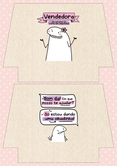 Recorte Sublimado - Flork Vendedora Palha