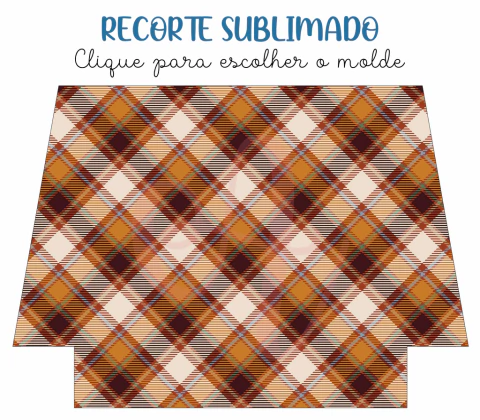 Recorte Sublimado - Xadrez 06