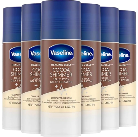 VASELINE- Cocoa Shimmer Jelly Stick Barra Hidratante Iluminadora - comprar online