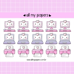 Adesivos para planner papelaria all my papers planner