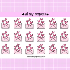 Adesivo Love Letters
