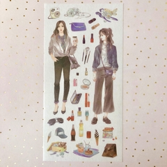 Adesivo Fashion Girls (3 cartelas)