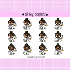 Adesivo Isabela Cientista - All my Papers