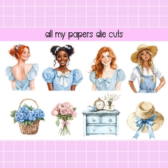Die Cuts Soft Blue - comprar online