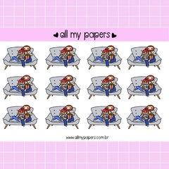 Adesivo Isabela e Namorado Movie Night - All my Papers