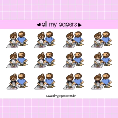 Adesivo Isabela e Namorado Cozinhando - comprar online