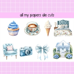Die Cuts Soft Blue - All my Papers