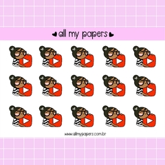 Adesivo Isabela Youtube - comprar online