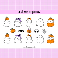 Adesivo Fantasmas Halloween