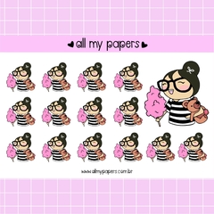 Adesivo Isabela Algodão Doce - All my Papers
