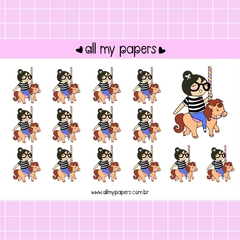 Adesivo Isabela Carrossel - All my Papers