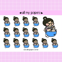 Adesivo Isabela Cozinhando - All my Papers