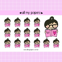 Adesivo Isabela Livro - All my Papers