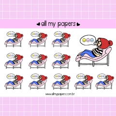 Adesivo Isabela Saúde Mental - All my Papers