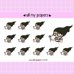 Adesivo Isabela Secar o Cabelo - All my Papers