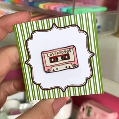 Pin Fita k7 Love Songs